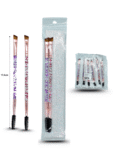 C - 013 pincel con cepillo para ceja set 2 pzas C/12 XL37-17