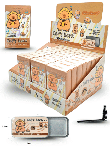 C - 024 gel para ceja con cepillo decorado capy bara C/24 XL37-81