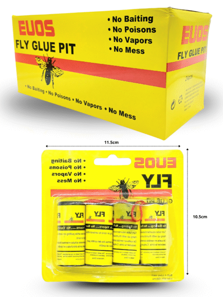H - 280 pegamoscas set 4 pzas en blister C/24 EXP644 o RH-7008A