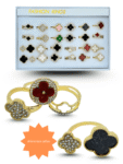 I - 005 anillo trebol C/24 25C-32