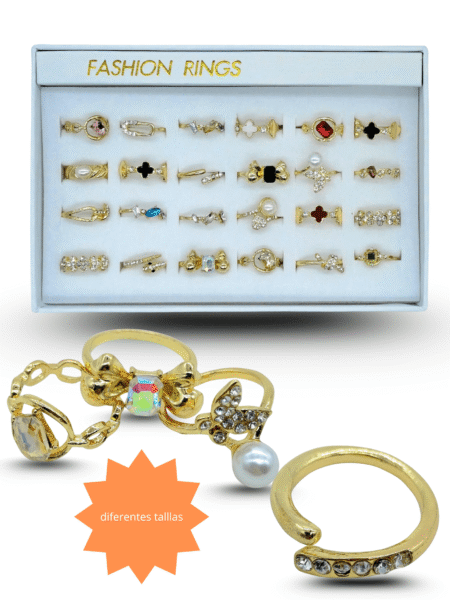I - 006 anillo cristales C/24 25C-33