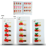 J - 002 pico cereza set4 pzas C/12 25J-11