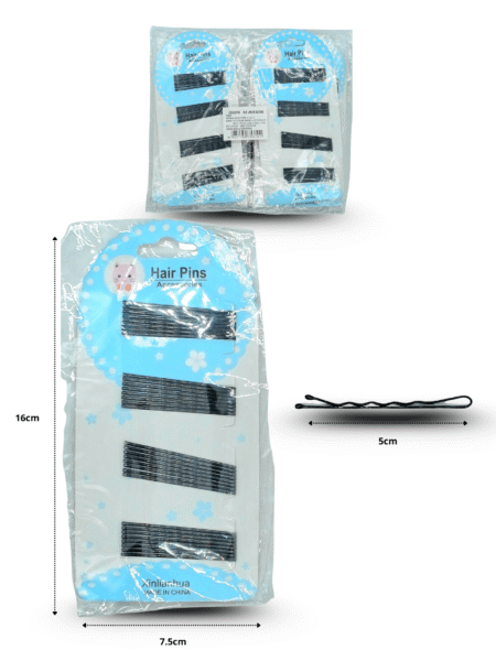 J - 006 pasador horquilla 5cm 32pzas C/12 G5370