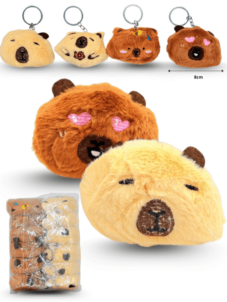 L - 028 llavero peluche capy bara C/12 DG25-B53