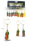 L – 047 llavero virgen metálico 11.5cm C12 F1348