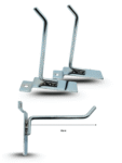 O - 022 soporte metalico grueso 10cm para exhibipanel C/25 GPM-2047
