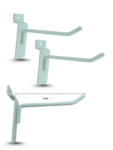 O – 032 soporte metálico blanco para exhibipanel 10cm C25 H1303
