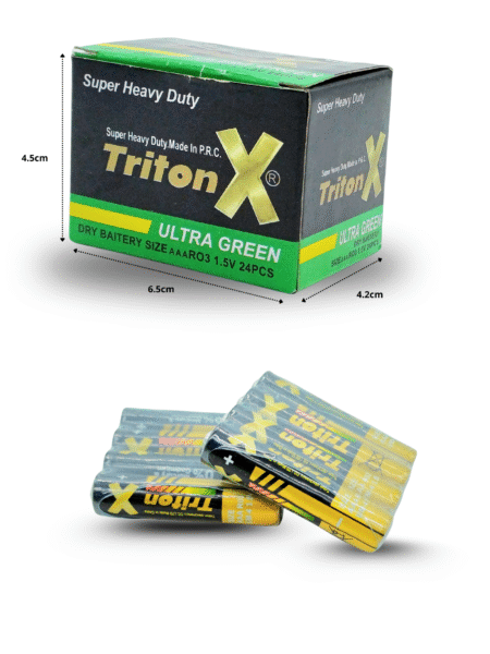 O - 804 pila AAA triton X set 4 pzas C/6 M75-14G-2