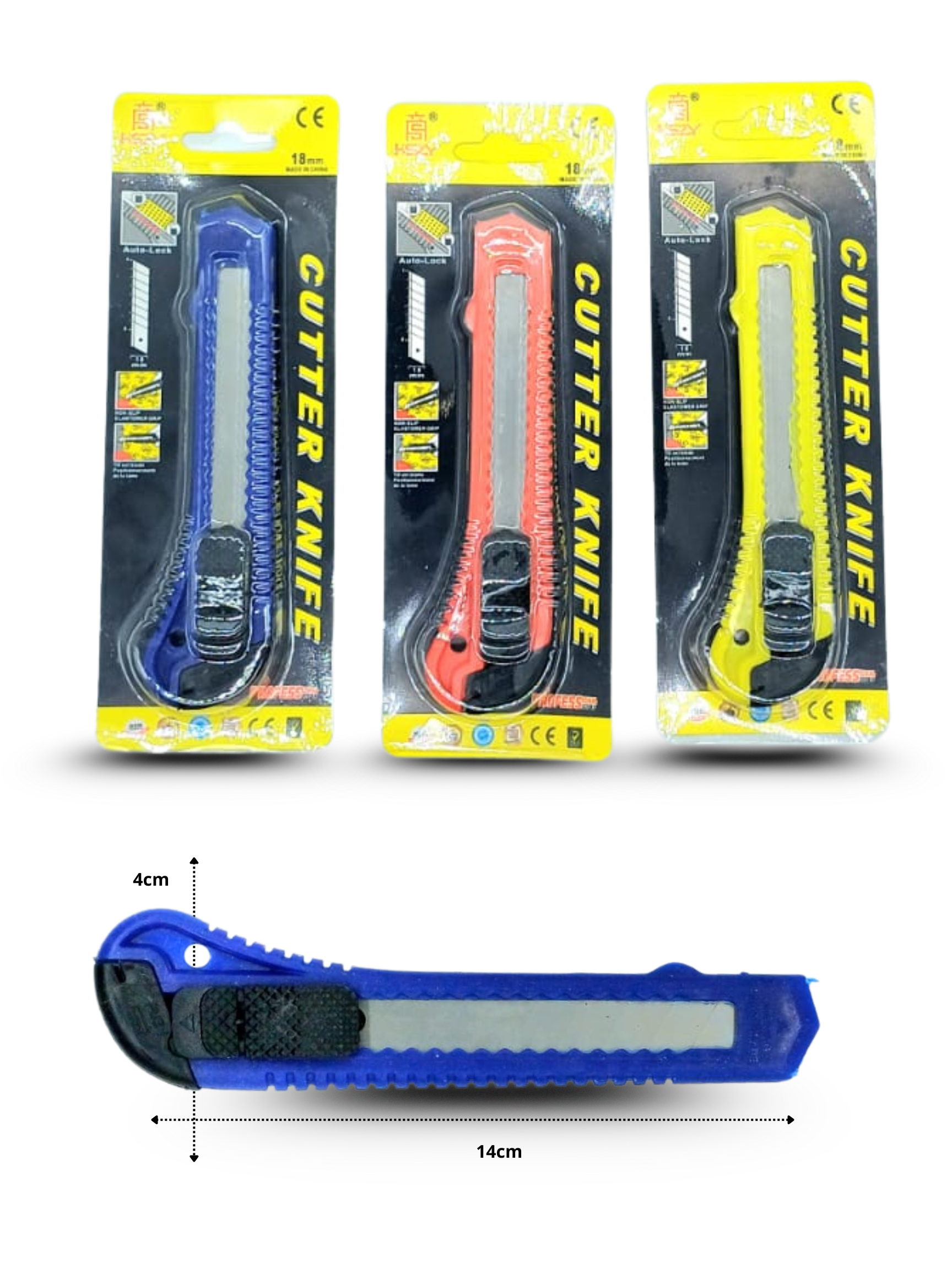 P - 170 cutter grande en blister variedad de colores C20 UD-4005-1