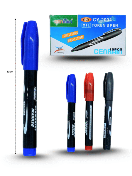 P - 196 marcador TOKEN´S PEN 3 colores C/10 PL-C5126 o CY-2004