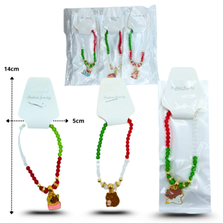 SEP - 016 pulsera tricolor dije capy bara C/12 XL-42-73