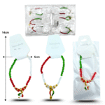 SEP – 017 pulsera tricolor dije surtido C12 XL42-74