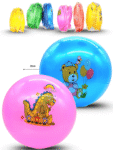 T – 010 pelota de hule decorada C10 GLO-04166C