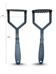 U – 020 machacador utensilio negro alta resistencia nylon C/10 9821