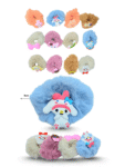 V – 018 dona peluche con decoración de hule C12 JA-C0013