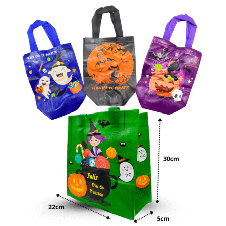 Y - 086 bolsa halloween surtida 30x22cm C/12 M693-5F-3