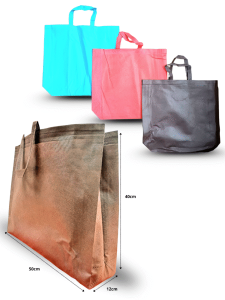 B - 008 bolsa guata un solo color por paquete 50x40x12cm C/50 TE-5603D