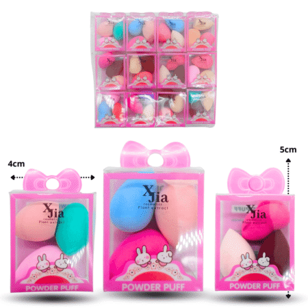 C - 013 esponja bombón mini set 3 pzas C/12 HLU-21