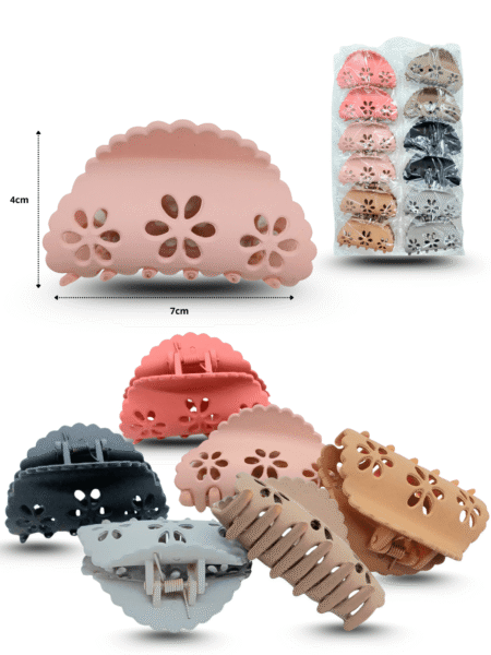 F - 019 pinza empanada calada 7cm C/12 C01525