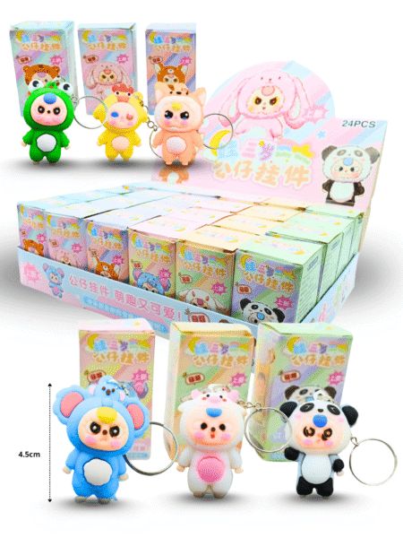 L - 015 llavero baby three en caja C/24 K-51
