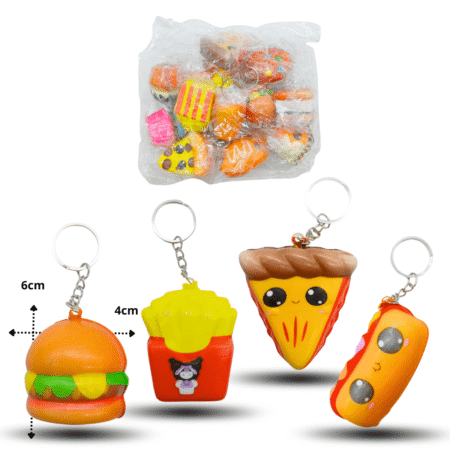 L - 057 llavero squishy fast food C/12 HLS-29