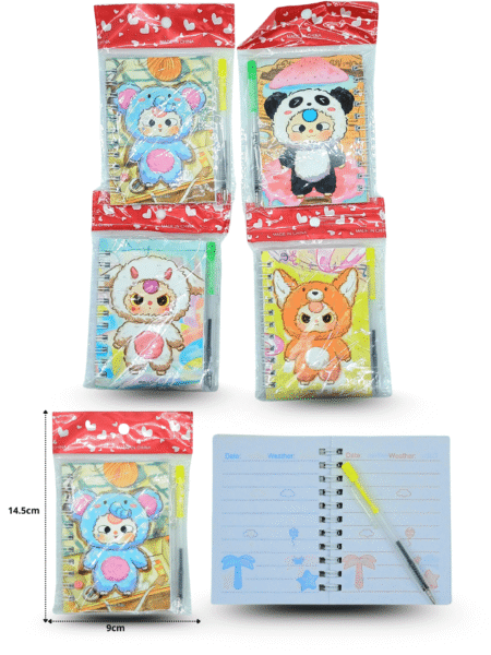 P - 020 libreta con pluma bby three C/12 25G-113