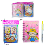 P - 058 libreta decorada LABUBU con pluma C/12 AG458