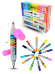 P - 064 marcador colores doble punta C/12 B2271