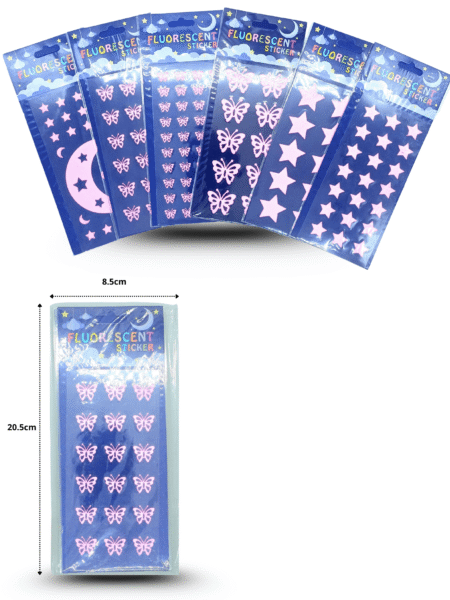 P - 064 sticker fluorescente C/12 F2297