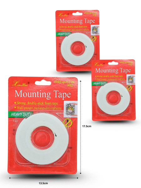 P - 121 cinta doble cara 1.5cmx2.5m en blister C/12 B8323