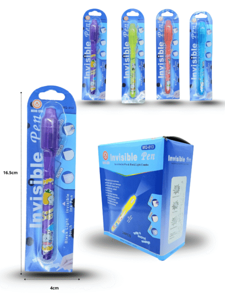 P - 122 pluma invisible con luz en blister y caja C/24 HRG-470