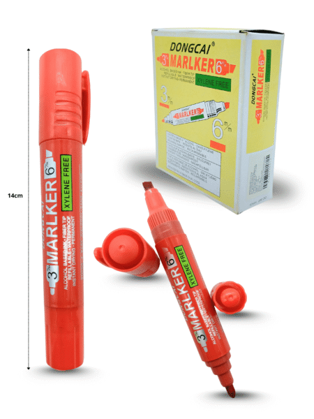 P - 125 marcador rojo DONGCAI C/12 QWL-12