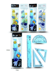 P - 137 juego de geometría decorado astronauta C/10 UD-3011E