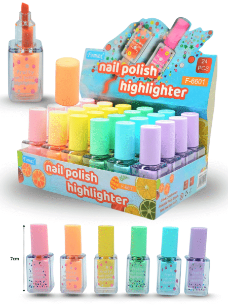 P - 157 marca textos en envase esmalte colores pastel C/24 F-6601