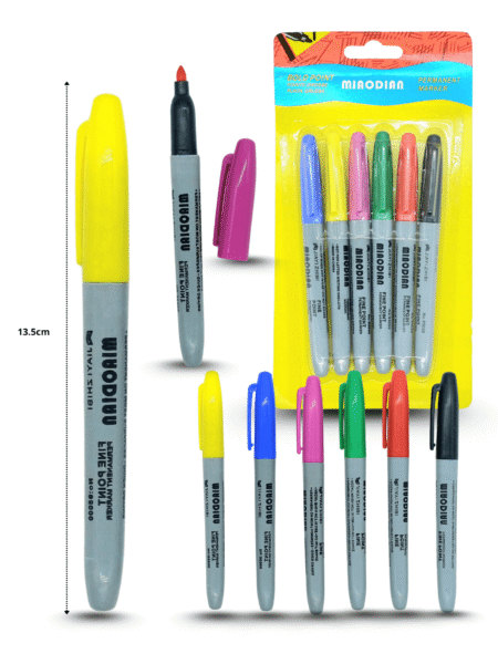 P - 232 plumón  colores en blister set 6 pzas C10 B2277