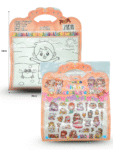 P – 393 sticker inflado con agarradera nena ada, sirena o princesa C20 CAL-C5022 o S1-073