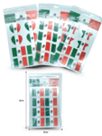 SEP - 010 sticker bandera set  8 pzas C/12 25-G6