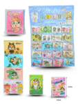 T - 060 mini rompecabezas chicas super poderosas set  6 pzas en planilla C/20 25J-96