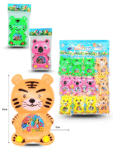 T – 097 juguete de agua en planilla con figura animales C12 TG3541B-1