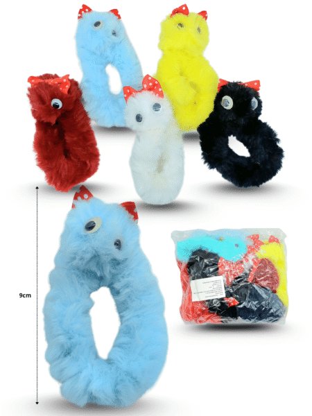 V - 005 dona peluche con moño y ojos C/12 24ZG-122