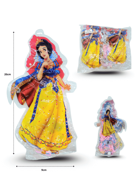 V - 022 liga látex bolsa decorada blanca nieves C/12 SP128