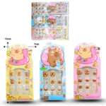 W – 011 uña infantil decorada capy bara C:12 AG507