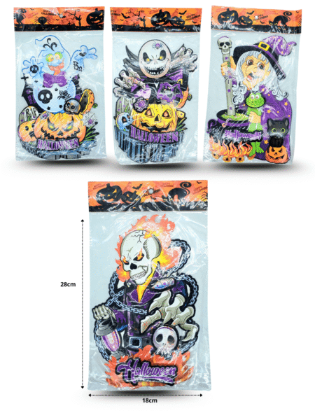 Y - 008 cartón decorativo Halloween un solo modelo por paquete C/10 24-Q24