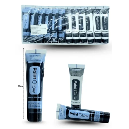 Y - 016 maquillaje blanco y negro fluorescente C/12 HKU-47