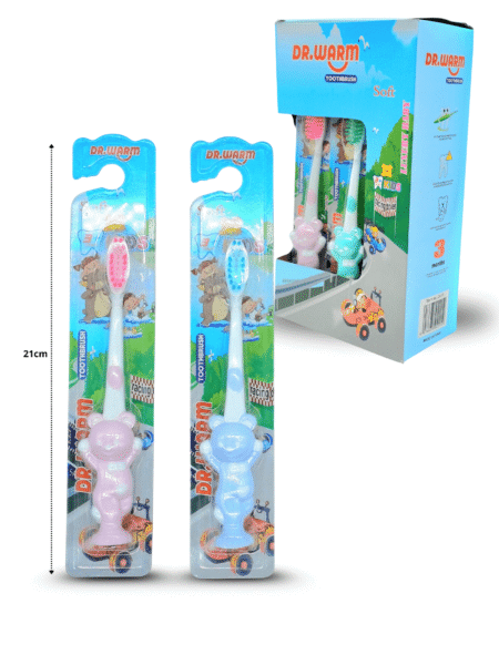 Z - 021 cepillo dental infantil decorado oso C/12 25M-10