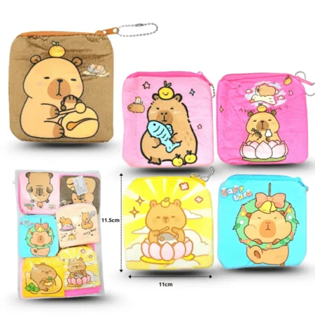 B - 019 monedero cuadrado capy bara C/12 LI25G-47