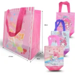 B - 043 bolsa plastificada decorada my melody 21.5x23x10cm C/12 4420