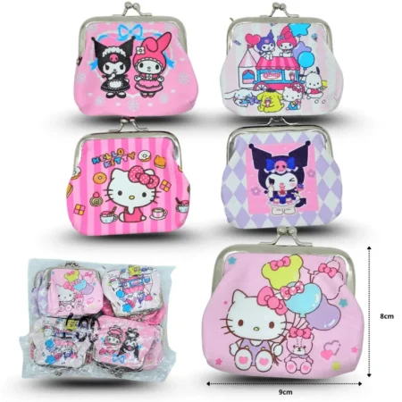 B - 046 monedero almeja kitty y kuromy C/12 l-6