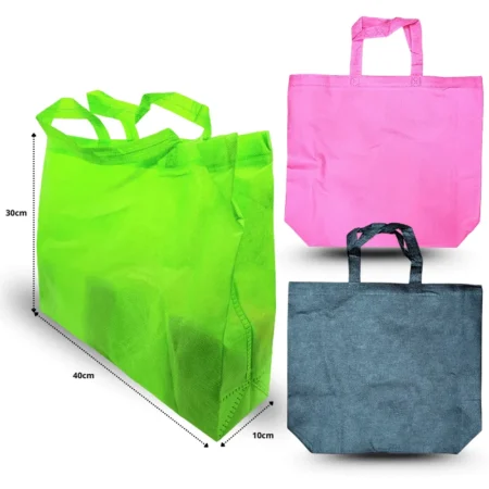B - 061 bolsa guata un solo color por paquete 30x40x10cm C/50 25K74