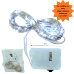D - 003 alambre led luz blanca 4mts C/10 ZRLL